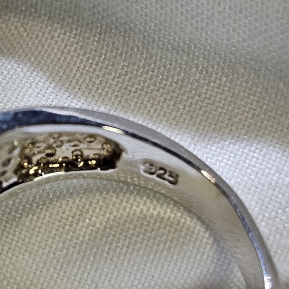 Gorgeous Pink CZ/Fire Opal Ring size 8 - Picture 8 of 15